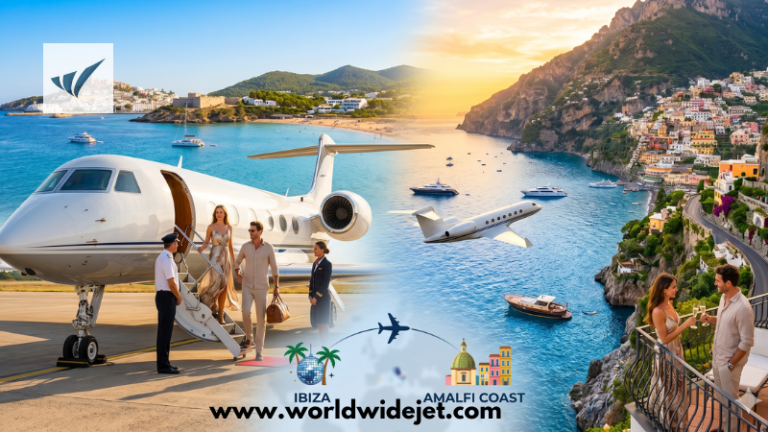 Mediterranean by Private Jet From Ibiza to the Amalfi Coast