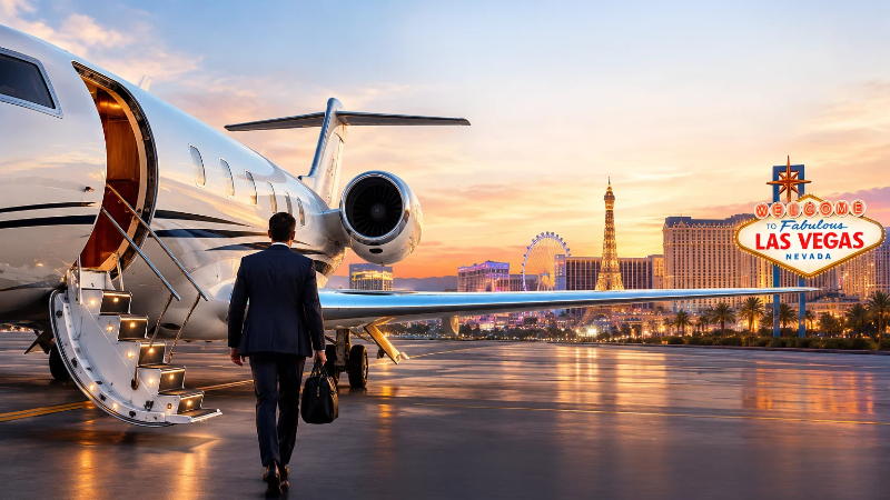 Executive Air Charter to Las Vegas for NBAA-BACE